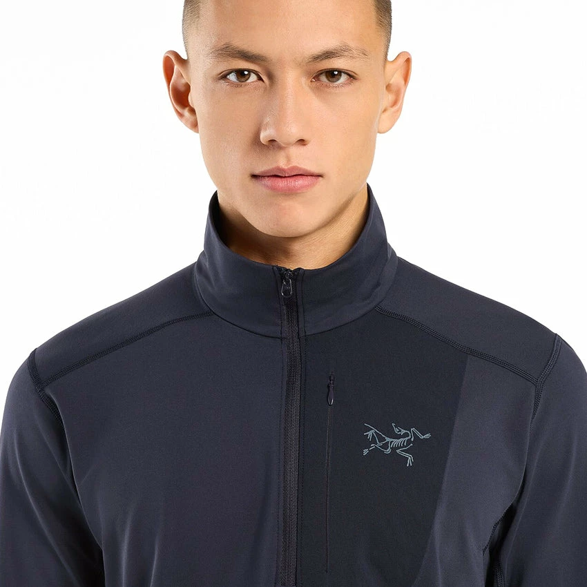 Arc'teryx Men's Rho LT Zip Neck - Black Sapphire 7 Arc'teryx Men's Rho LT Zip Neck - Black Sapphire - Image 5