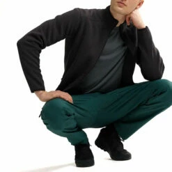 Arc'teryx Men's Covert Cardigan - Black Heather II -Brokedown Palace Shop Arcteryx AW23 MsCovertCardigan BH2 04