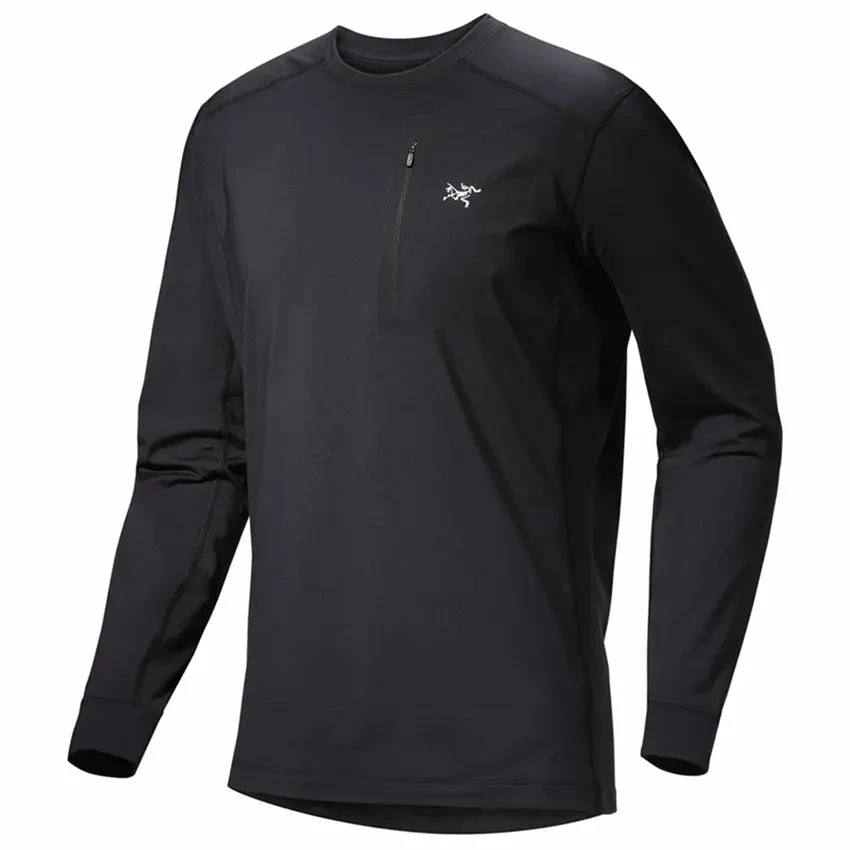 Arc'teryx Men's Rho LT Crew Neck - Black 3 Arc'teryx Men's Rho LT Crew Neck - Black