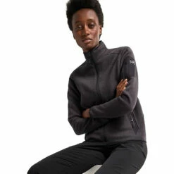 Arc'teryx Women's Covert Cardigan - Black Heather II -Brokedown Palace Shop Arcteryx AW23 WsCovertCardigan BlackHeather2 04