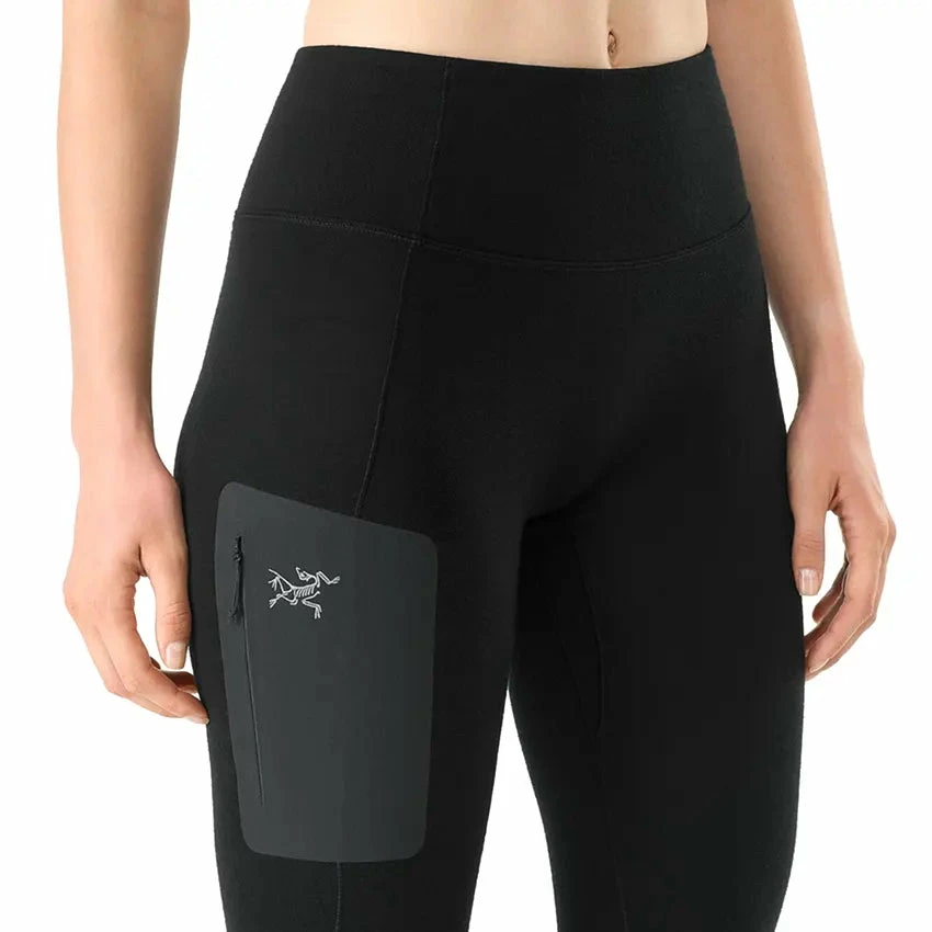 Arc'teryx Women's Rho Merino Wool Bottoms - Black 7 Arc'teryx Women's Rho Merino Wool Bottoms - Black - Image 5