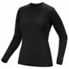 Arc'teryx Women's Rho Merino Wool LS Crew - Black 1 Arc'teryx Women's Rho Merino Wool LS Crew - Black -Brokedown Palace Shop Arcteryx AW23 WsRhoWoolCrewNeck Black 01