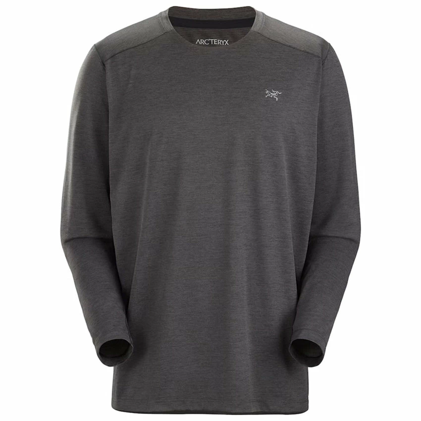 Arc'teryx Men's Cormac Crew L/S - Black Heather 3 Arc'teryx Men's Cormac Crew L/S - Black Heather