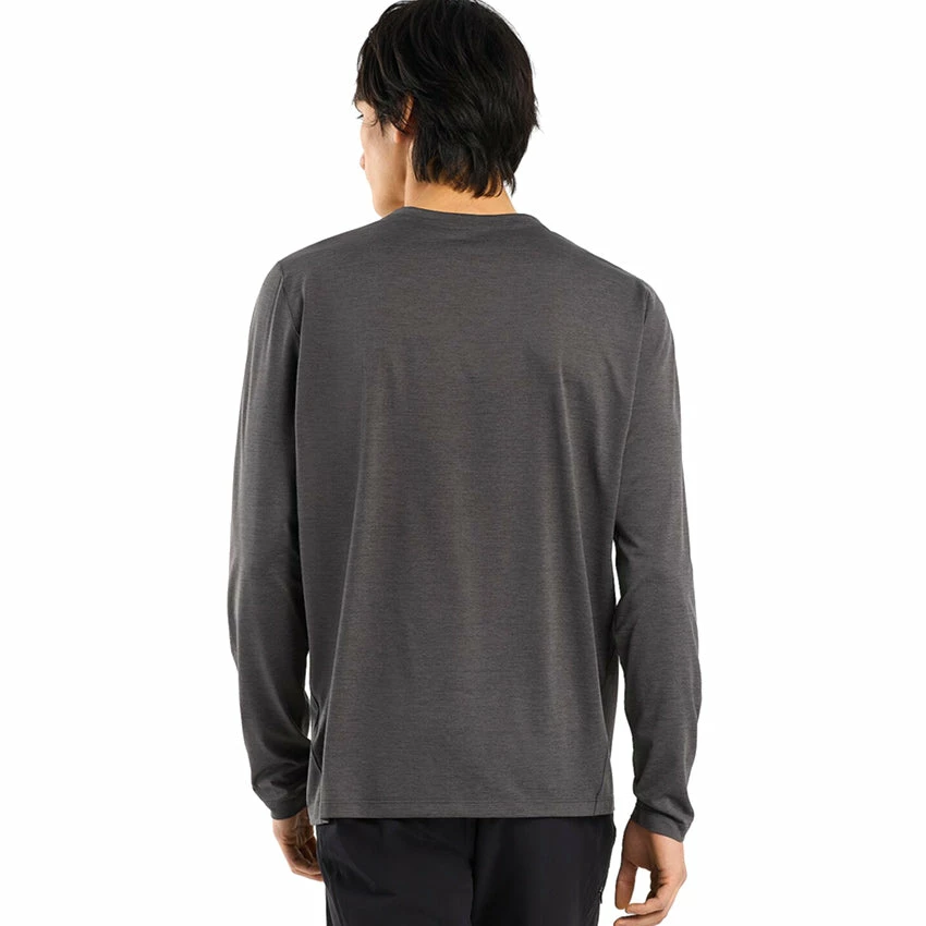 Arc'teryx Men's Cormac Crew L/S - Black Heather 6 Arc'teryx Men's Cormac Crew L/S - Black Heather - Image 4