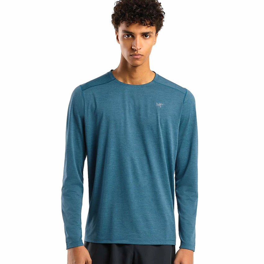 Arc'teryx Men's Cormac Crew L/S - Serene Heather 4 Arc'teryx Men's Cormac Crew L/S - Serene Heather - Image 2