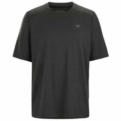 Arc'teryx Men's Cormac Crew S/S T-Shirt - Black Heather