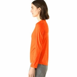 Arc'teryx Women's Taema Crew LS - Spark Heather -Brokedown Palace Shop Arcteryx SS23 TaemaCrewLS Spark 03