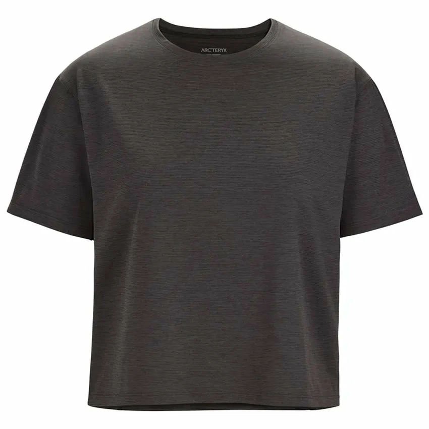 Arc'teryx Women's Taema Crop SS T-Shirt - Black 3 Arc'teryx Women's Taema Crop SS T-Shirt - Black