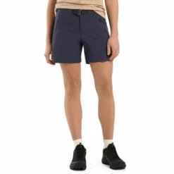 Arc'teryx Women's Gamma Shorts 6" - Black Sapphire -Brokedown Palace Shop Arcteryx SS23 WsGammaShorts6 BlackSapphire 02