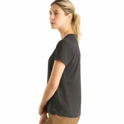 Arc'teryx Women's Taema Crew SS - Black Heather -Brokedown Palace Shop Arcteryx SS23 WsTaemaCrewSS BlackHeather 03