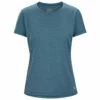 Arc'teryx Women's Taema Crew SS - Serene Heather 2 Arc'teryx Women's Taema Crew SS - Serene Heather -Brokedown Palace Shop Arcteryx SS23 WsTaemaCrewSS SereneHeather 01