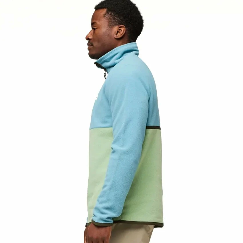 Cotopaxi Men's Amado Fleece Pullover - Drizzle & Aspen 6 Cotopaxi Men's Amado Fleece Pullover - Drizzle & Aspen - Image 4