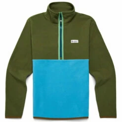 Cotopaxi Men's Amado Fleece Pullover - Pine & Poolside