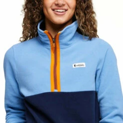 Cotopaxi Women's Amado Fleece Pullover - Maritime & Lupine 11 Cotopaxi Women's Amado Fleece Pullover - Maritime & Lupine -Brokedown Palace Shop Cotopaxi AW23 WsAmadoFleece Maritime 05