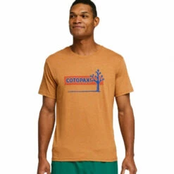 Cotopaxi Men's Hello Desert Organic T-Shirt - Saddle 9 Cotopaxi Men's Hello Desert Organic T-Shirt - Saddle -Brokedown Palace Shop Cotopaxi SS23 HelloDesert Saddle 03