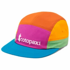 Cotopaxi Tech 5-Panel Hat - Raspberry & Gulf
