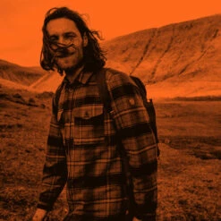 FJÄLLRÄVEN Men's Övik Lite Padded Shirt - Dark Navy / Dark Navy -Brokedown Palace Shop Fjallraven AW22 OvikLitePaddedShirt Navy 05