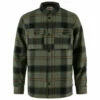 FJÄLLRÄVEN Men's Övik Lite Padded Shirt - Deep Forest / Black