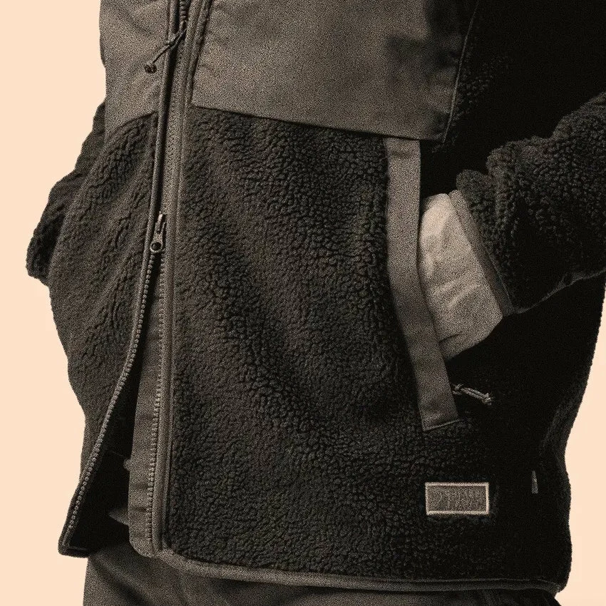 FJÄLLRÄVEN Men's Vardag Pile Jacket - Chalk White / Indigo Blue 7 FJÄLLRÄVEN Men's Vardag Pile Jacket - Chalk White / Indigo Blue - Image 5