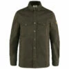 FJÄLLRÄVEN Men's Singi Overshirt - Dark Olive