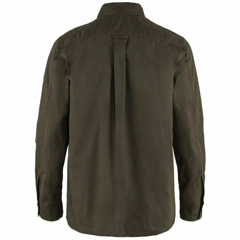 FJÄLLRÄVEN Men's Singi Overshirt - Dark Olive 4 FJÄLLRÄVEN Men's Singi Overshirt - Dark Olive - Image 2
