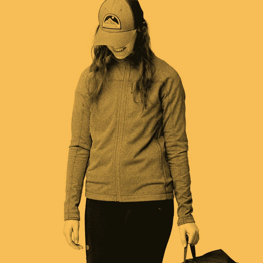 FJÄLLRÄVEN Women's Abisko Lite Fleece Jacket - Indigo Blue 6 FJÄLLRÄVEN Women's Abisko Lite Fleece Jacket - Indigo Blue - Image 4