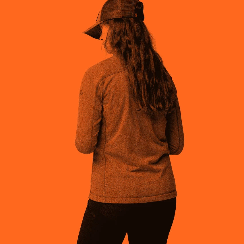 FJÄLLRÄVEN Women's Abisko Lite Fleece Jacket - Indigo Blue 7 FJÄLLRÄVEN Women's Abisko Lite Fleece Jacket - Indigo Blue - Image 5