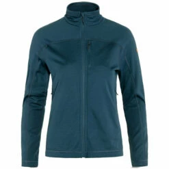 FJÄLLRÄVEN Women's Abisko Lite Fleece Jacket - Indigo Blue