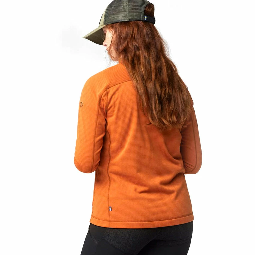 FJÄLLRÄVEN Women's Abisko Lite Fleece Jacket - Terracotta Brown 7 FJÄLLRÄVEN Women's Abisko Lite Fleece Jacket - Terracotta Brown - Image 5