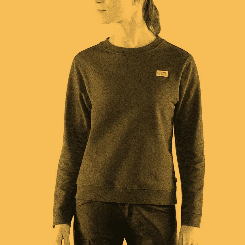 FJÄLLRÄVEN Women's Vardag Sweater - Grey Melange 6 FJÄLLRÄVEN Women's Vardag Sweater - Grey Melange - Image 4