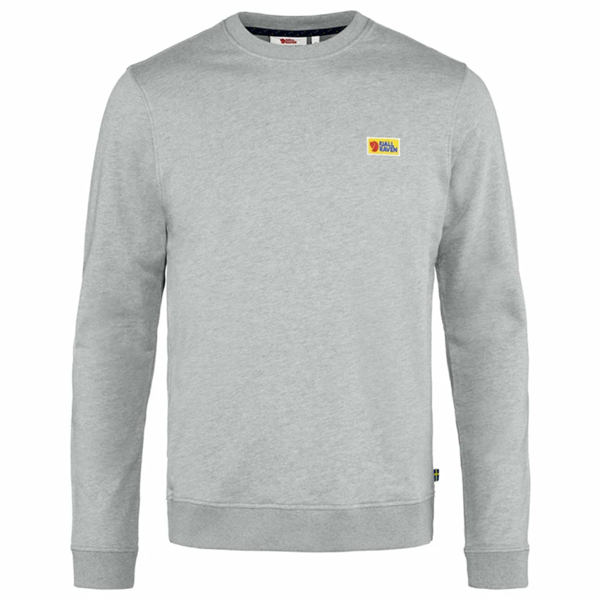 FJÄLLRÄVEN Men's Vardag Sweater - Grey Melange 3 FJÄLLRÄVEN Men's Vardag Sweater - Grey Melange