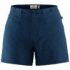 FJÄLLRÄVEN Women's High Coast Lite Shorts - Navy 1 FJÄLLRÄVEN Women's High Coast Lite Shorts - Navy -Brokedown Palace Shop Fjallraven WsHighCoastLiteShorts Navy 01