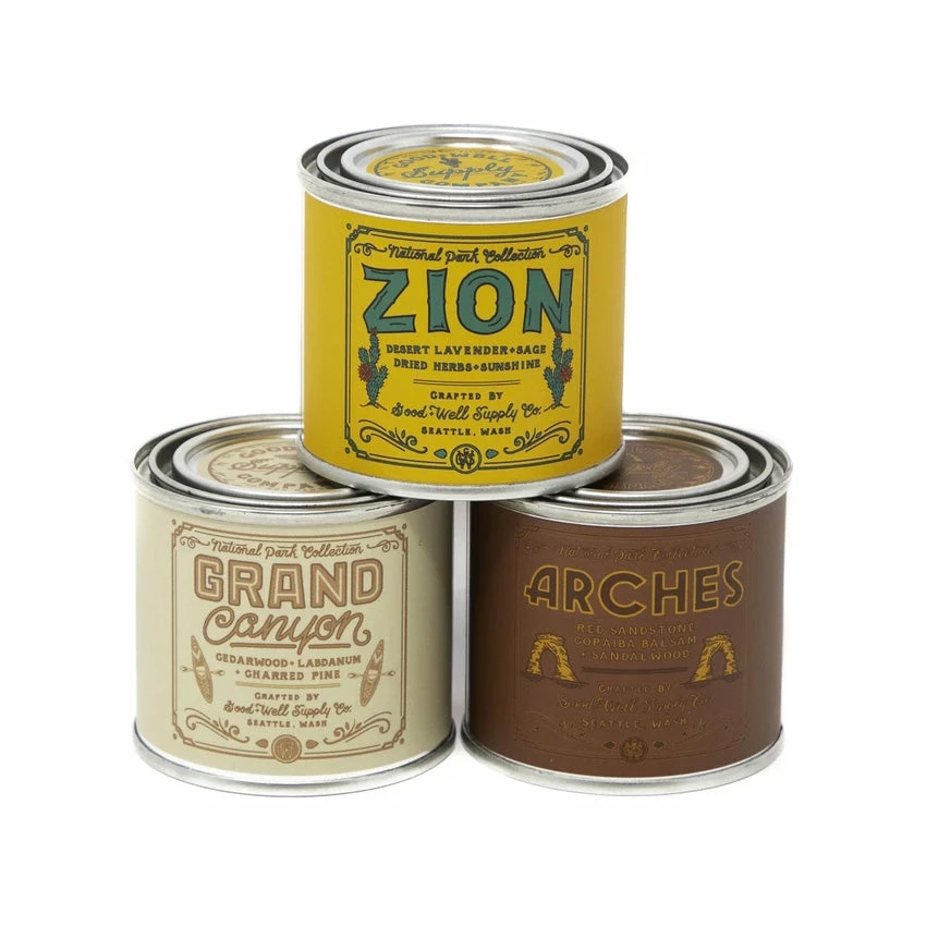 National Park Candle Gift Set - American Desert Region 4 National Park Candle Gift Set - American Desert Region - Image 2