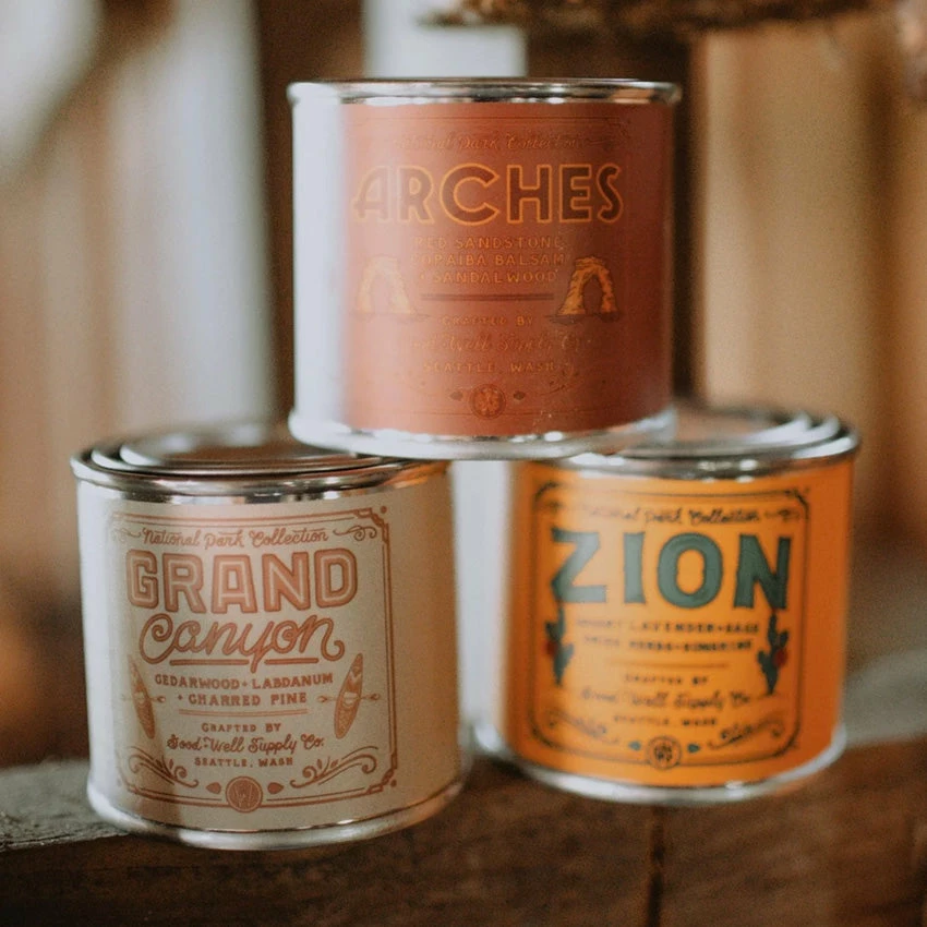 National Park Candle Gift Set - American Desert Region 6 National Park Candle Gift Set - American Desert Region - Image 4