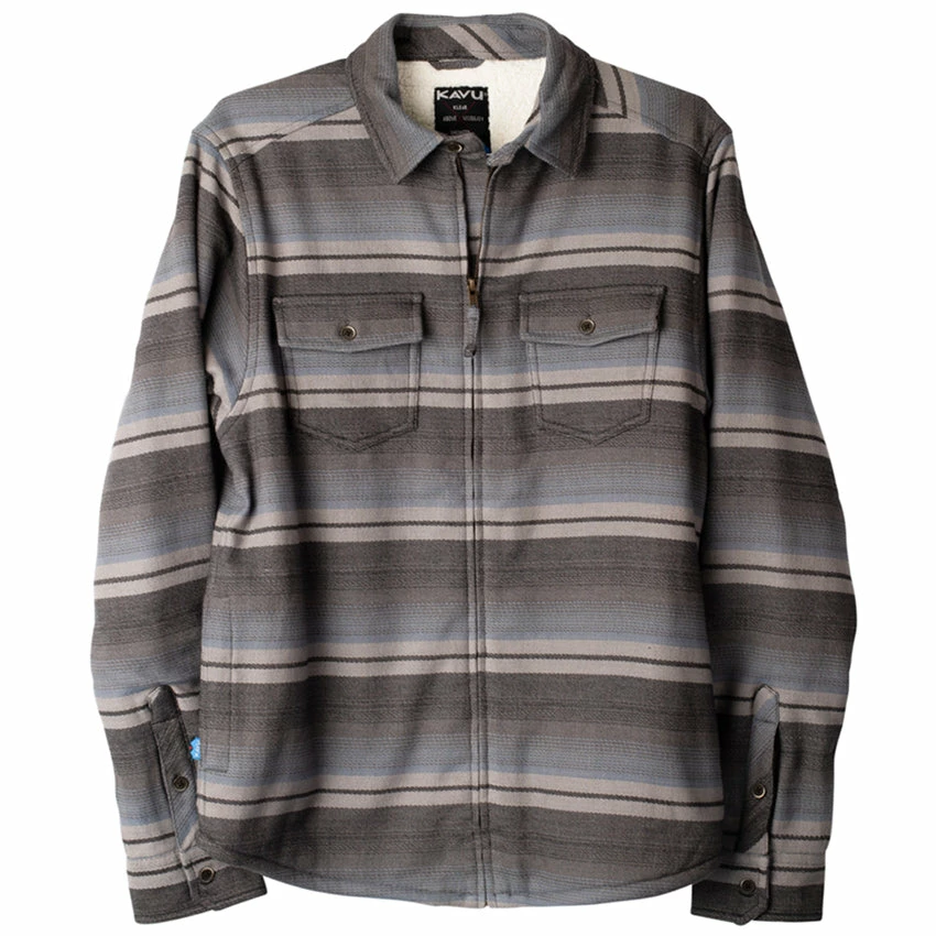 KAVU Men's Eagle Pine Shirt - Midnight Stripe 3 KAVU Men's Eagle Pine Shirt - Midnight Stripe