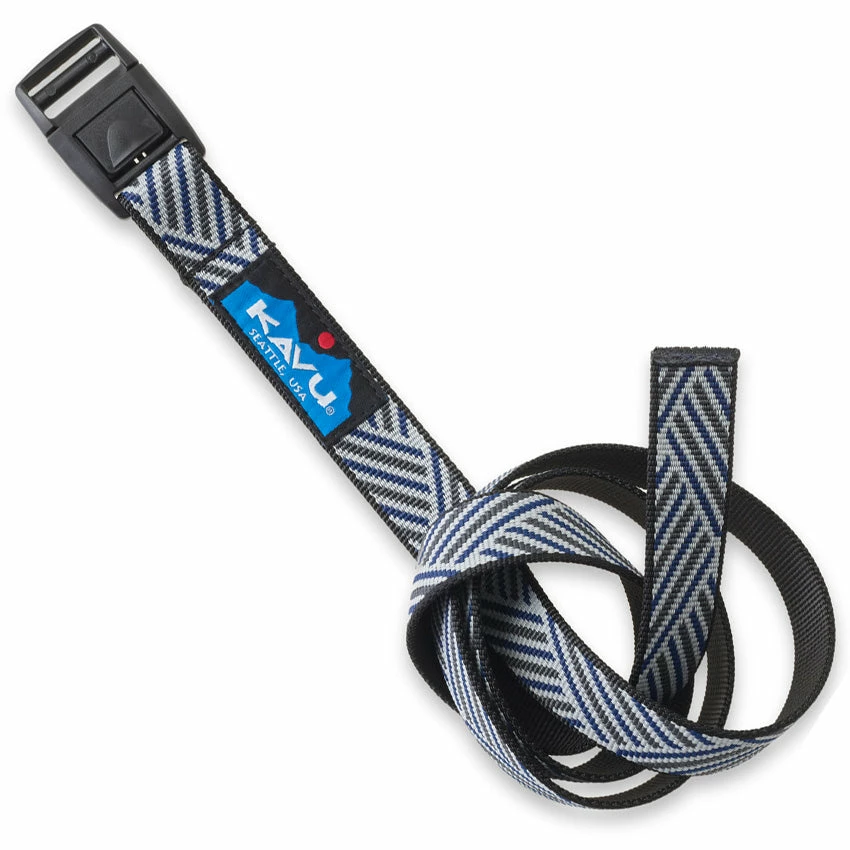KAVU Burly Belt - Navy Rough Cut 3 KAVU Burly Belt - Navy Rough Cut