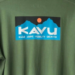 KAVU Men's L/S Etch Art T-Shirt - Green 7 KAVU Men's L/S Etch Art T-Shirt - Green -Brokedown Palace Shop KAVU MensEtchArtLSTee Green 03