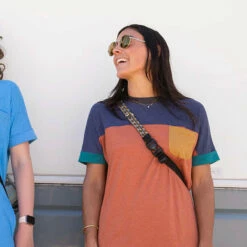 KAVU Women's Cut Back Dress - Mix N Mash -Brokedown Palace Shop KAVU SS23 01CutBackDress Mix 05