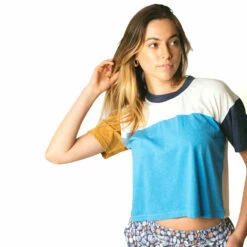 KAVU Women's Eevi Shirt - Sky Dance -Brokedown Palace Shop KAVU SS23 01EeviShirt SkyDance 04