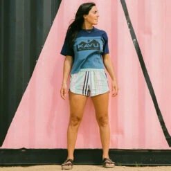 KAVU Women's Malin T-Shirt - High Skies -Brokedown Palace Shop KAVU SS23 01MalinTee HighSKies 05