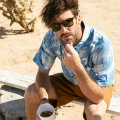 KAVU Men's Excellent Adventure Shirt - Charge The Morning 11 KAVU Men's Excellent Adventure Shirt - Charge The Morning -Brokedown Palace Shop KAVU SS23 ExcellentAdventureShirt CTM 05