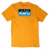 KAVU Men's Klear Above Etch Art T-Shirt - Butterscotch 2 KAVU Men's Klear Above Etch Art T-Shirt - Butterscotch -Brokedown Palace Shop KAVU SS23 MsKlearAboveEtchArtTee Butterscotch 02