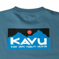 KAVU Men's Klear Above Etch Art T-Shirt - Vintage Blue -Brokedown Palace Shop KAVU SS23 MsKlearAboveEtchArtTee VB 03