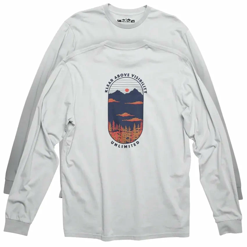 KAVU Men's Daily Dose Long Sleeve T-Shirt - Ultimate Grey 3 KAVU Men's Daily Dose Long Sleeve T-Shirt - Ultimate Grey