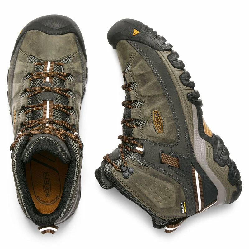 Keen Men's Targhee III Waterproof Hiking Boots - Black Olive/Golden Brown 4 Keen Men's Targhee III Waterproof Hiking Boots - Black Olive/Golden Brown - Image 2