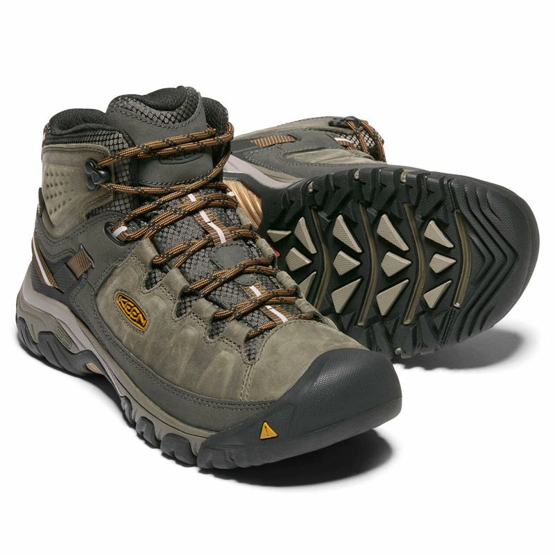 Keen Men's Targhee III Waterproof Hiking Boots - Black Olive/Golden Brown 6 Keen Men's Targhee III Waterproof Hiking Boots - Black Olive/Golden Brown - Image 4