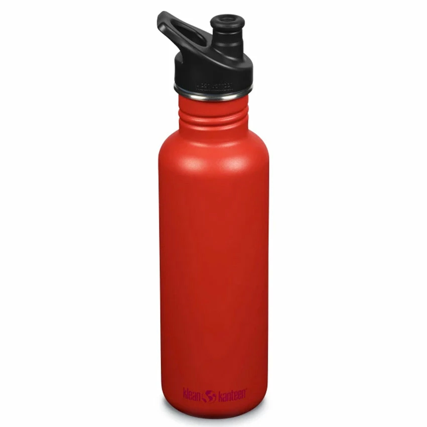 Klean Kanteen Classic 27oz W/ Sport Cap - Tiger Lily 3 Klean Kanteen Classic 27oz W/ Sport Cap - Tiger Lily