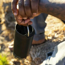 Klean Kanteen Insulated TKWide 12oz W/ Café Cap - Black -Brokedown Palace Shop KleanKanteen InsulatedTKWide12oz Black 03