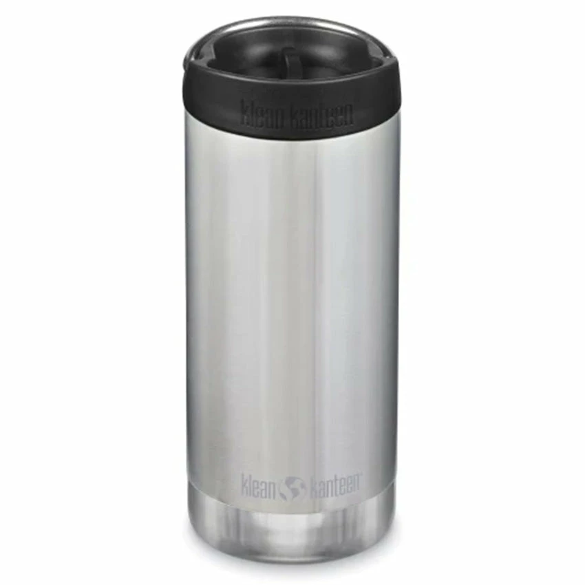 Klean Kanteen Insulated TKWide 12oz W/ Café Cap - Brushed Stainless 3 Klean Kanteen Insulated TKWide 12oz W/ Café Cap - Brushed Stainless