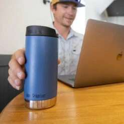 Klean Kanteen Insulated TKWide 12oz W/ Café Cap - Real Teal -Brokedown Palace Shop KleanKanteen InsulatedTKWide12oz RealTeal 03